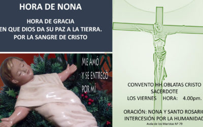 8 ENERO-Encuentro de ORACIÓN: NONA Y SANTO ROSARIO. Intercesión por la humanidad.