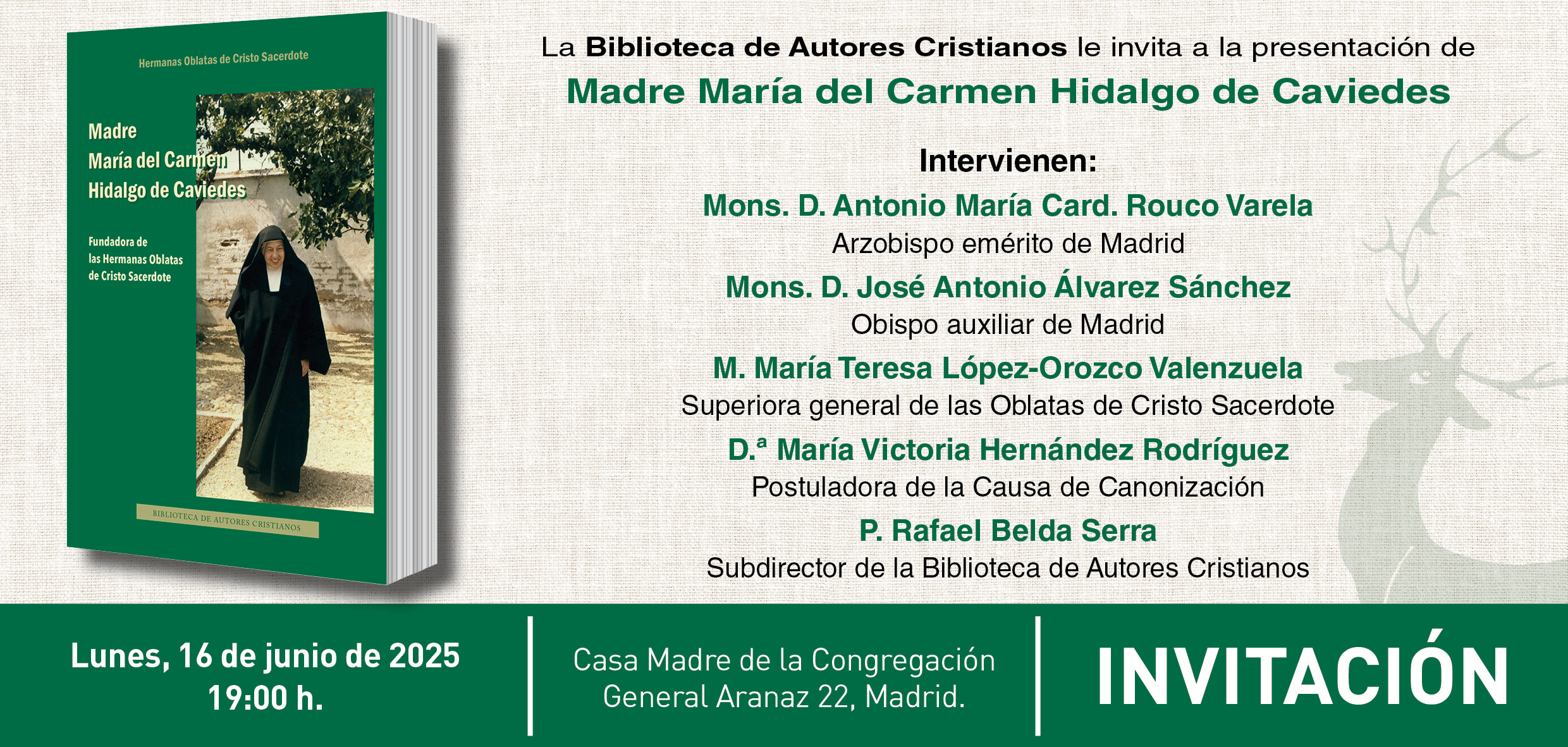INVITACIÓN Hermanas Oblatas